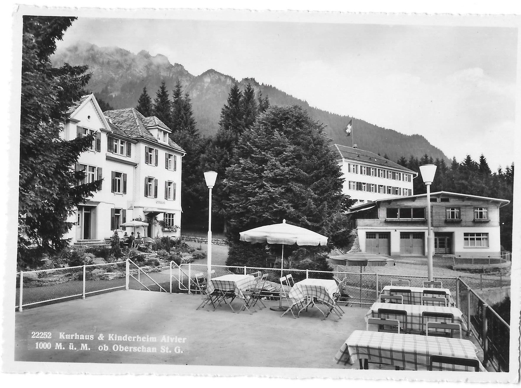 Cartoline postali: Oberschan Kurhaus Alvier – Usato da Olten venduto da clotaldi