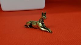 Kleine Bronze Dogge Figur - Hunde Liebhaber Deko 🐕‍🦺