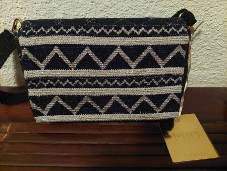 PHO Firenze . Clutch - 8020007 silver & black - 19x11x5