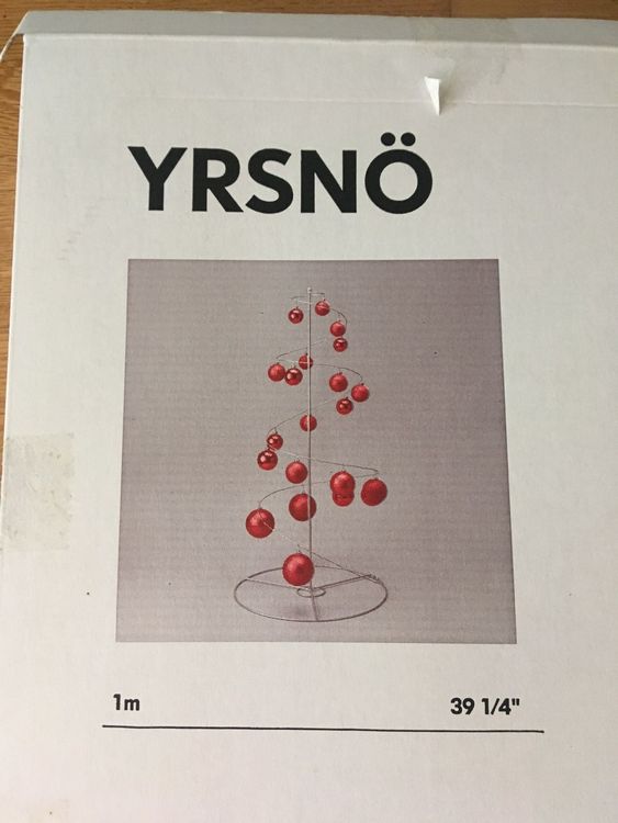 IKEA YRSNÖ “Weihnachtsbaum” aus Metall Kaufen auf Ricardo