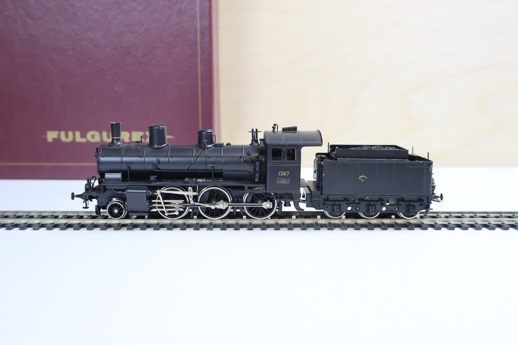 Fulgurex Modelleisenbahnen: Fulgurex SBB Dampflok B 3/4 H0 DC 1367 - Messing – Gebraucht aus Winterthur von Monstera 5