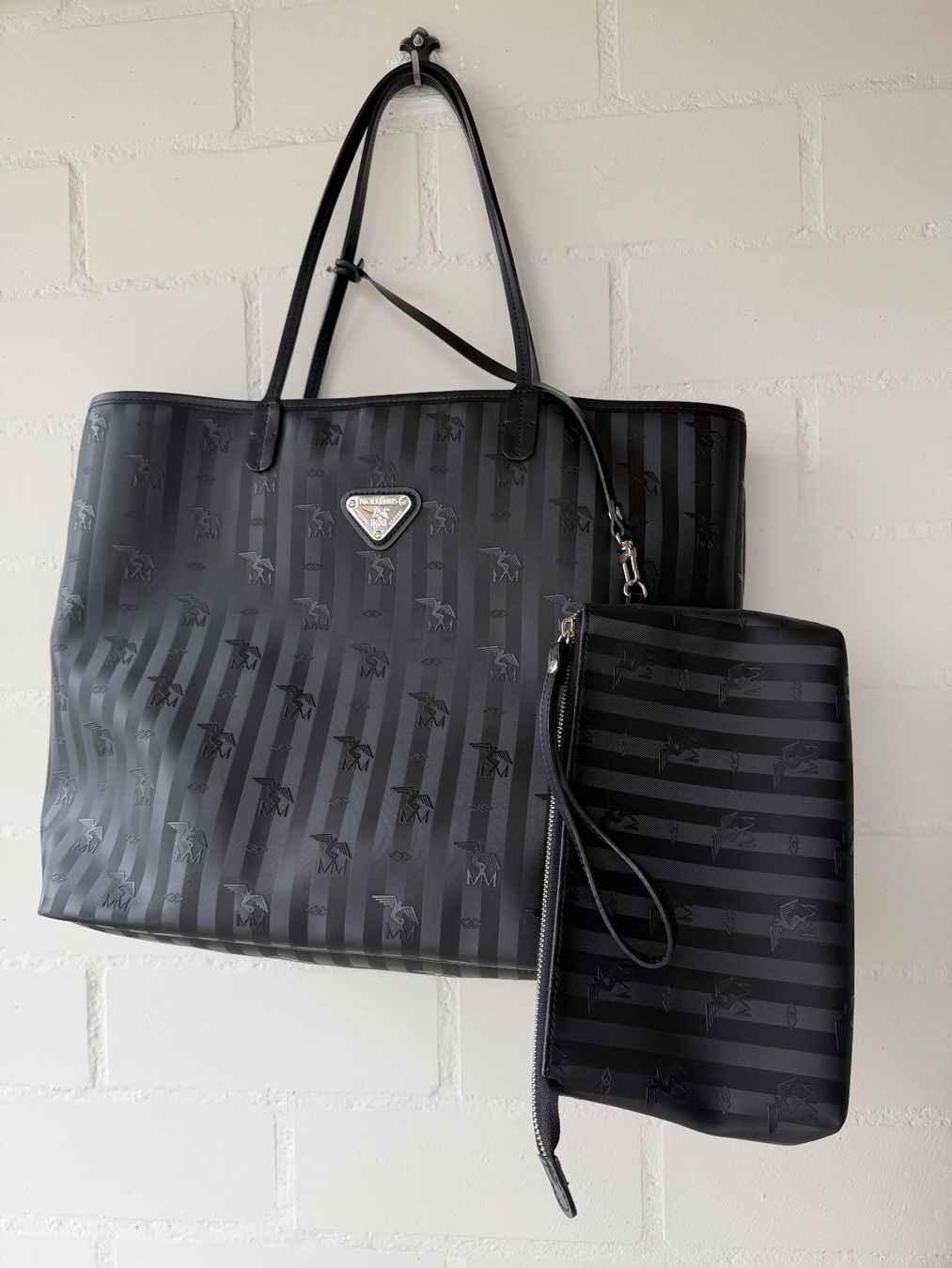 Maison Mollerus Borse da donna: Maison Mollerus Shopper Luzern schwarz silber – Nuovo (secondo la descrizione) da Brütten venduto da Rod816 3