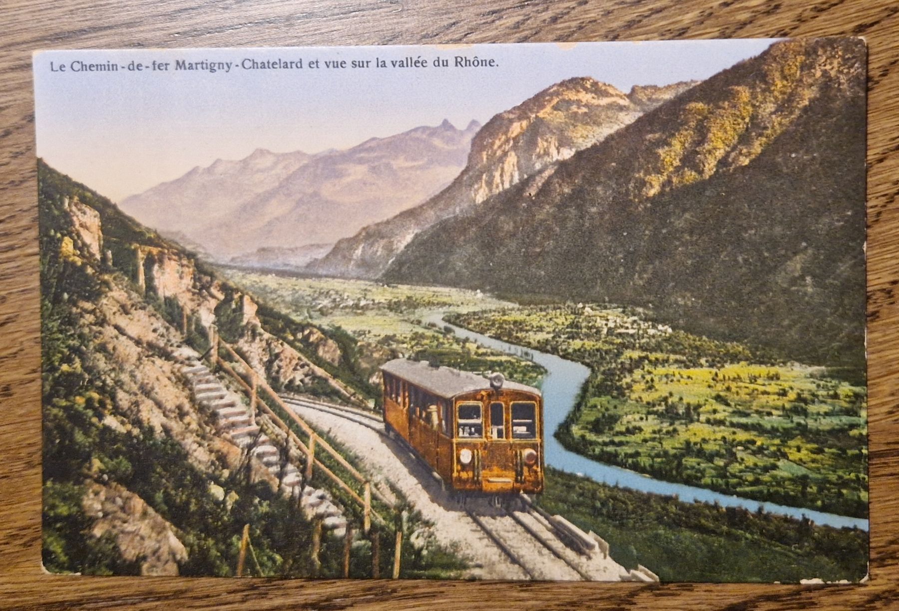 Cartes postales: Chemin-de-fer Martigny-Chatelard, Edit. L. Burgy & Co. – D'occasion à Ebikon par Donar50