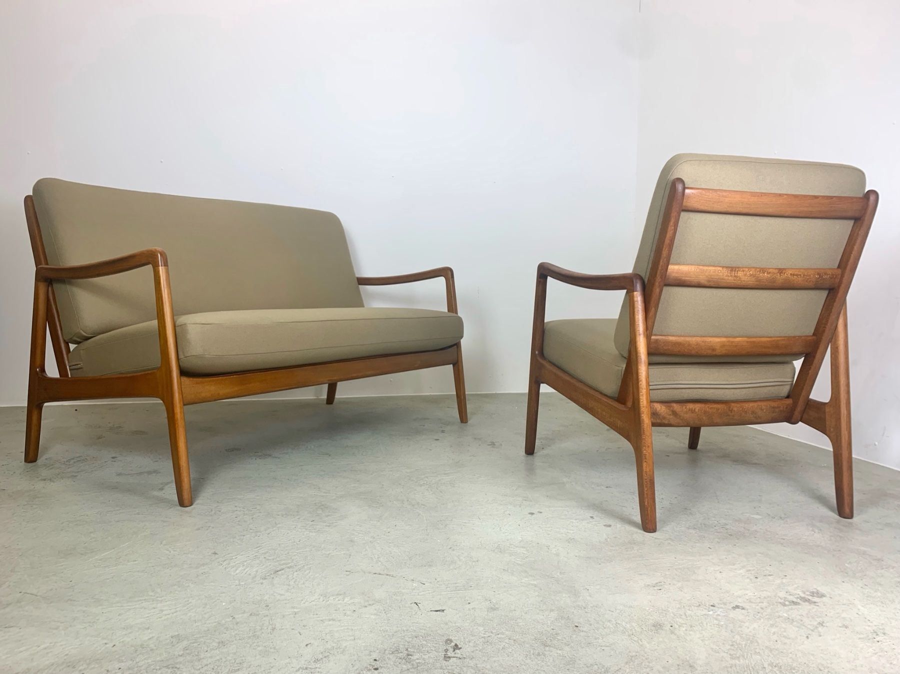 France & Søn Divani: Ole Wanscher Sofaset MidCentury Denmark – Usato da Basel venduto da MidMod20C 1