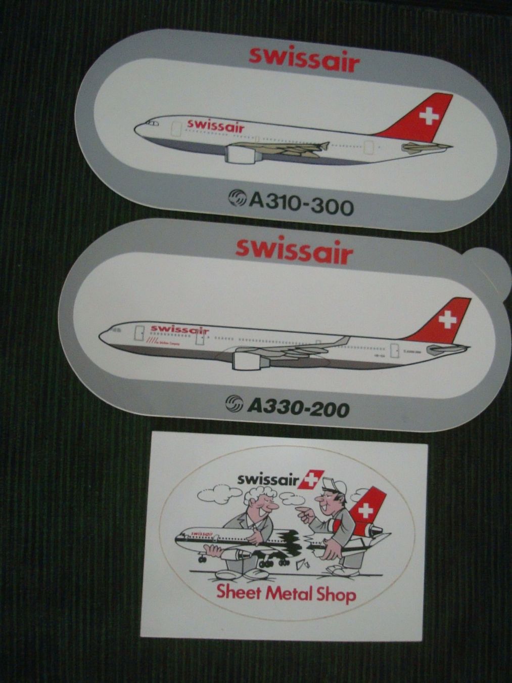Swissair Sticker: 3 Kleber: SWISSAIR – Nuovo (secondo la descrizione) da Neuenegg venduto da flohcante