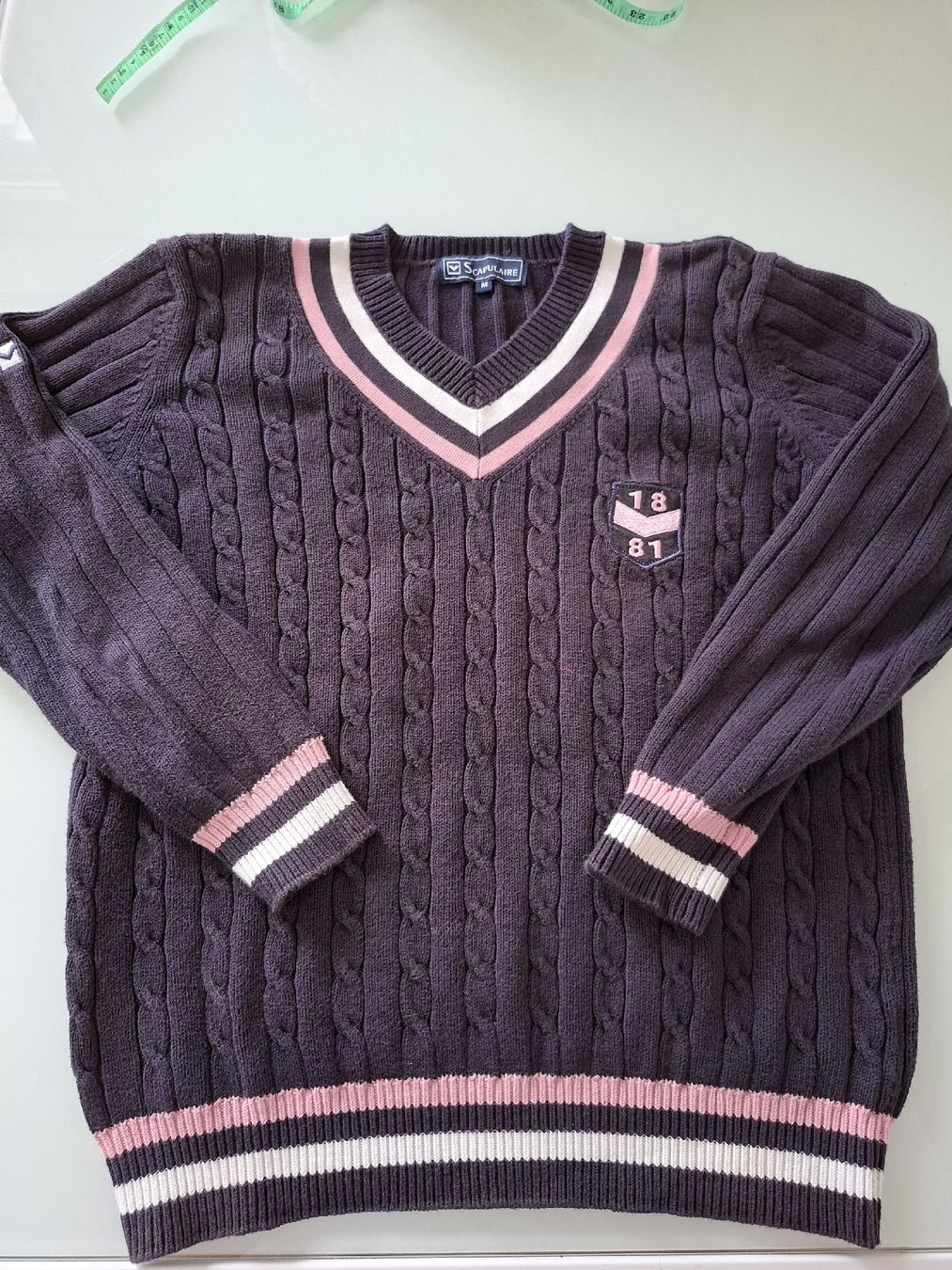 Maglioni & Felpe: Pull Scapulaire marine à torsades, taille M,  – Usato da Renens VD venduto da ser_j2fn 2