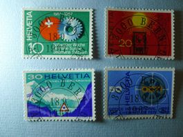 1967 Werbe und Gedenkmarken 449-452 Ersttag Vollstempel