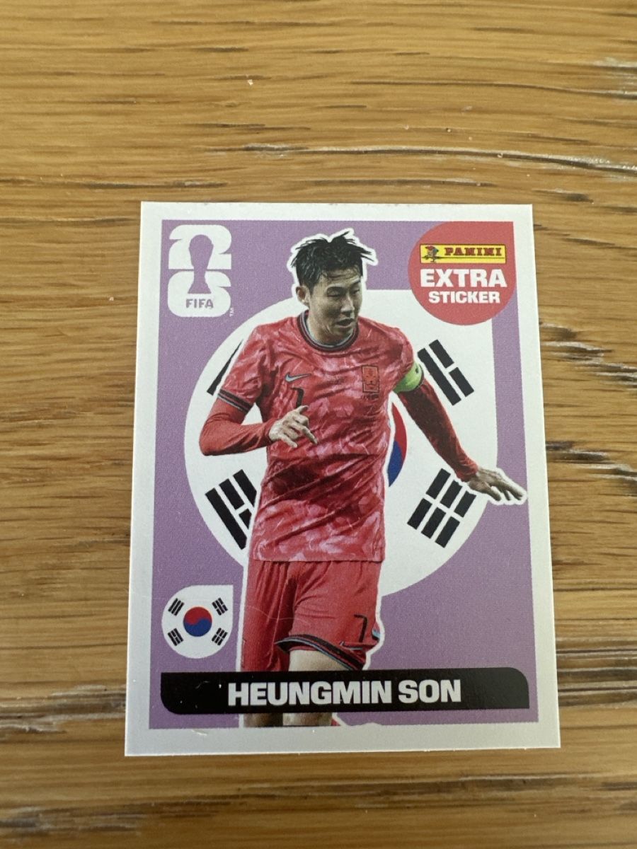 Panini Sammelbilder & Trading cards: Panini Extra Sticker Heungmin Son World Cup 2026 Basic – Neu und originalverpackt aus Grandson von Carpal
