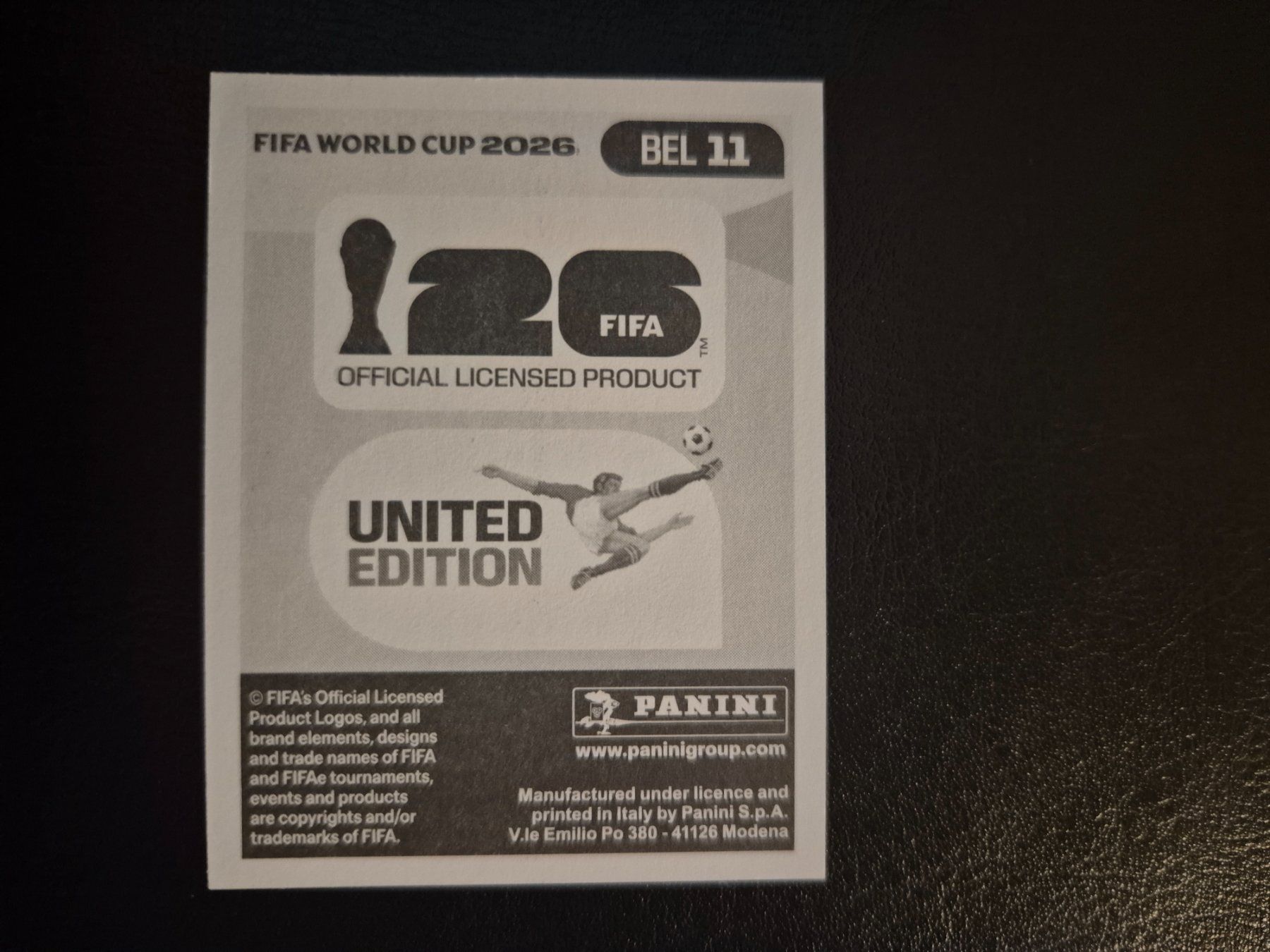 Panini Sammelbilder & Trading cards: Panini WM 26 BEL 11 – Neu (gemäss Beschreibung) aus Rorschacherberg von AJ3108 1