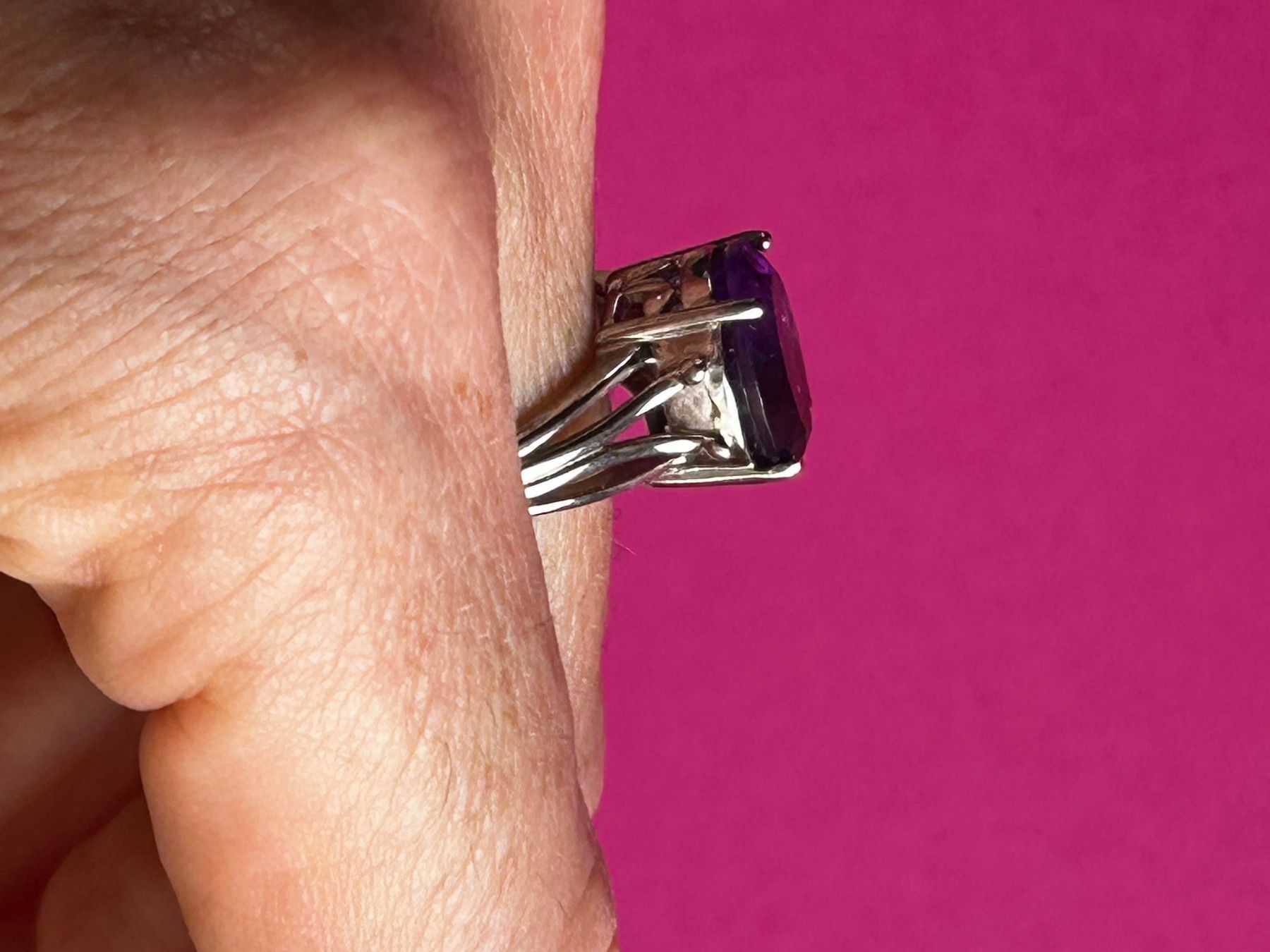 Altri gioielli: Schmuckset Amethyst Ring Ohrringe 925 Silber Gr. 56 – Usato da Dittingen venduto da Bijoubelle 3