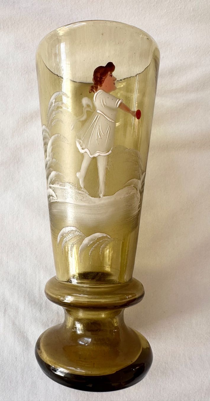 Gläser: Grand verre Mary Gregory – Gebraucht aus Petit-Lancy von Hastala42