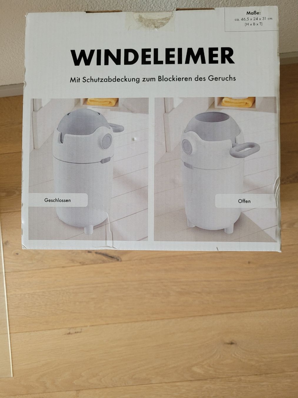 Cestini per rifiuti: Windeleimer mit Schutzdeckel gegen Geruch, neu – Nuovo (secondo la descrizione) da Winterthur venduto da Netta777 2