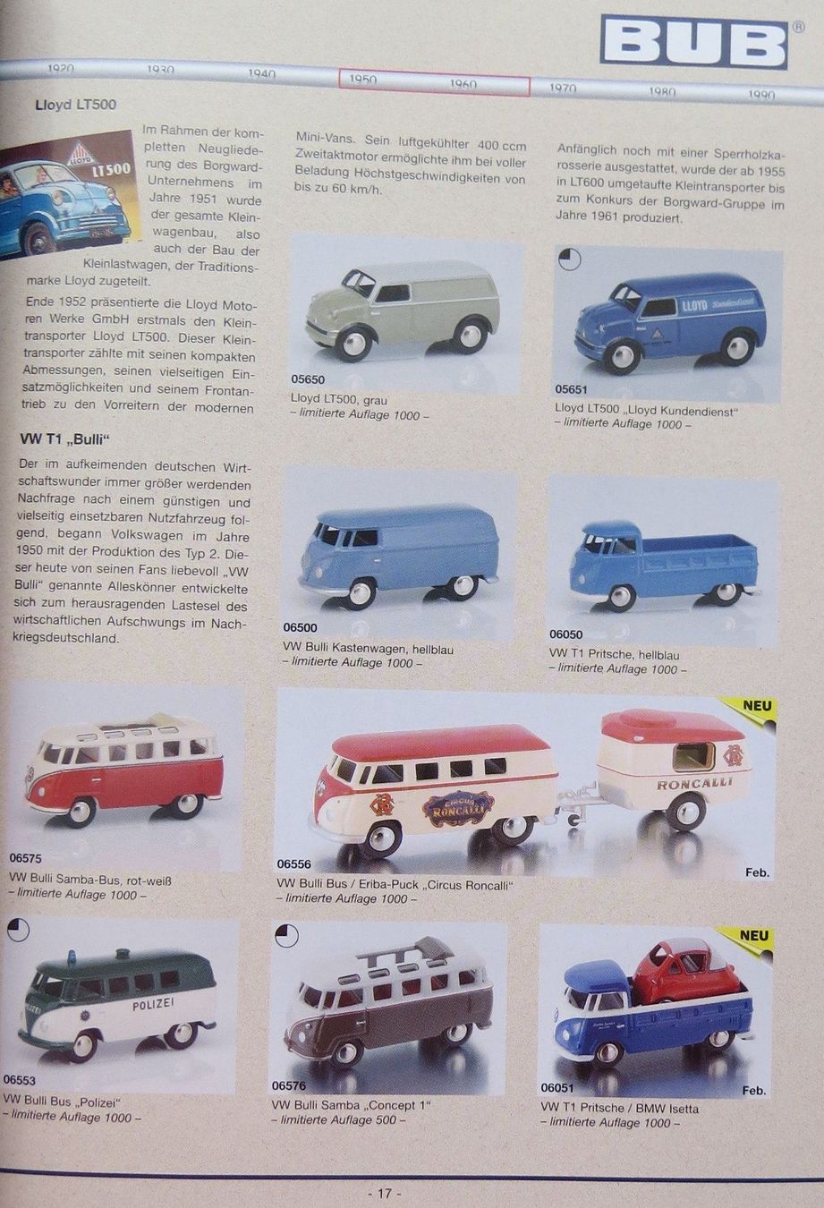Voitures modèles: BUB Modellautokatalog  2010 + Neuh.2012 – Neuf (Voir description) à Ettingen par campione_1 4