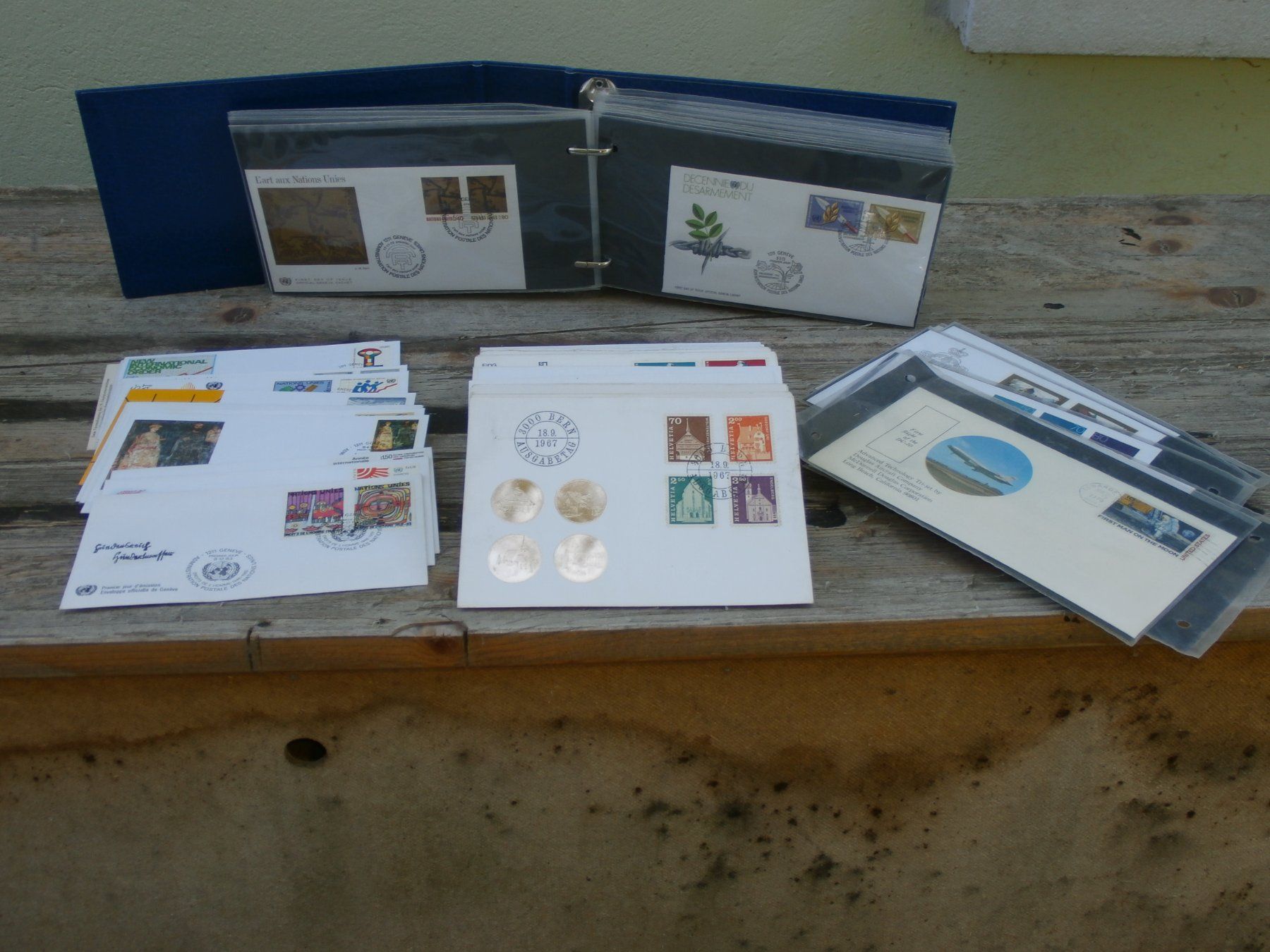 Alle Briefmarken: Ca 230 FDC Ersttagsbriefe – Gebraucht aus Zürich von tiburzio