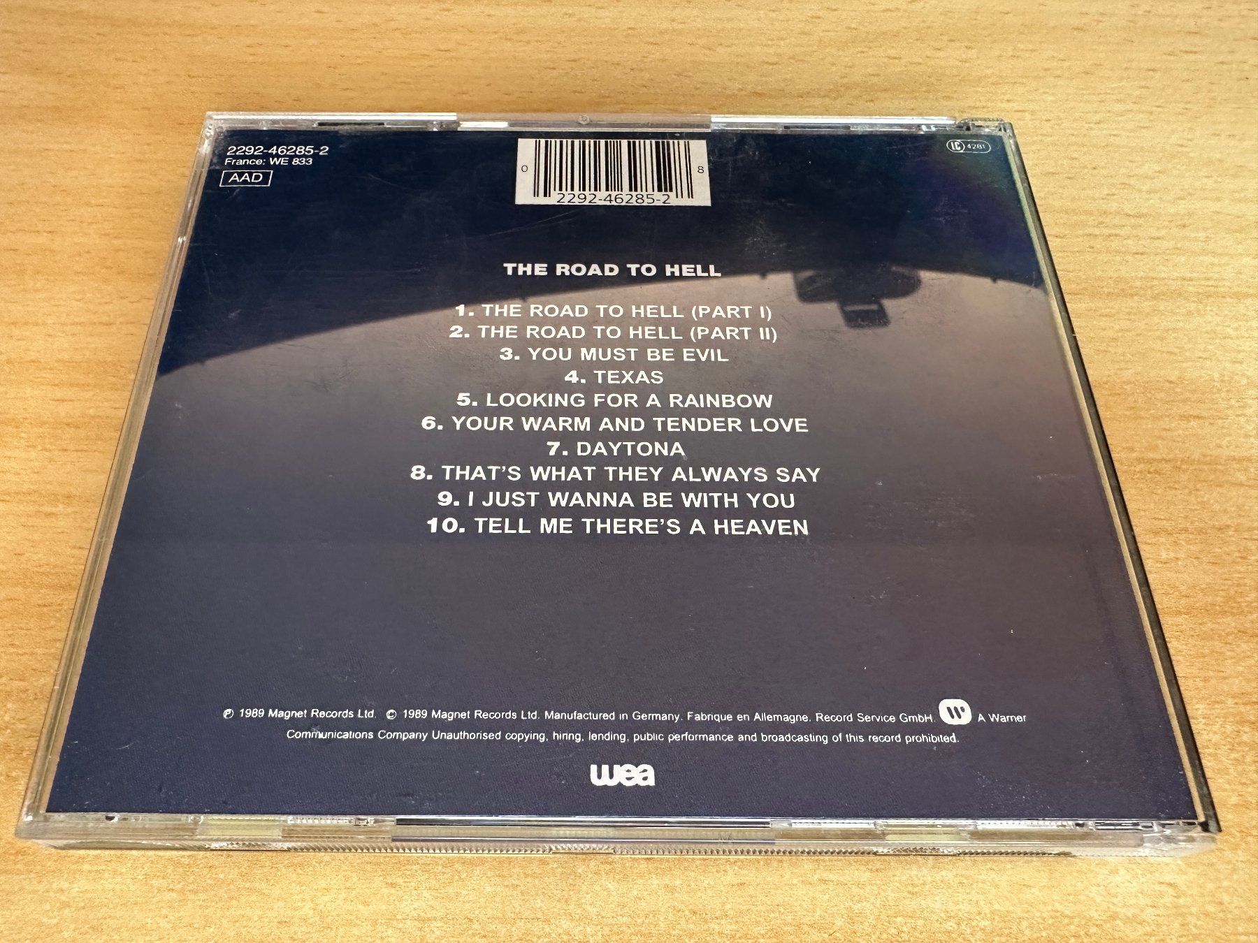 CD: M1 Chris Rea – The Road To Hell – Usato da Rikon im Tösstal venduto da Alpenmutz 1