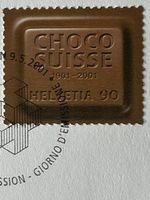🌟 100 Jahre Chocosuisse  FDC 2001 Sondermarke ET Nr.: 1024
