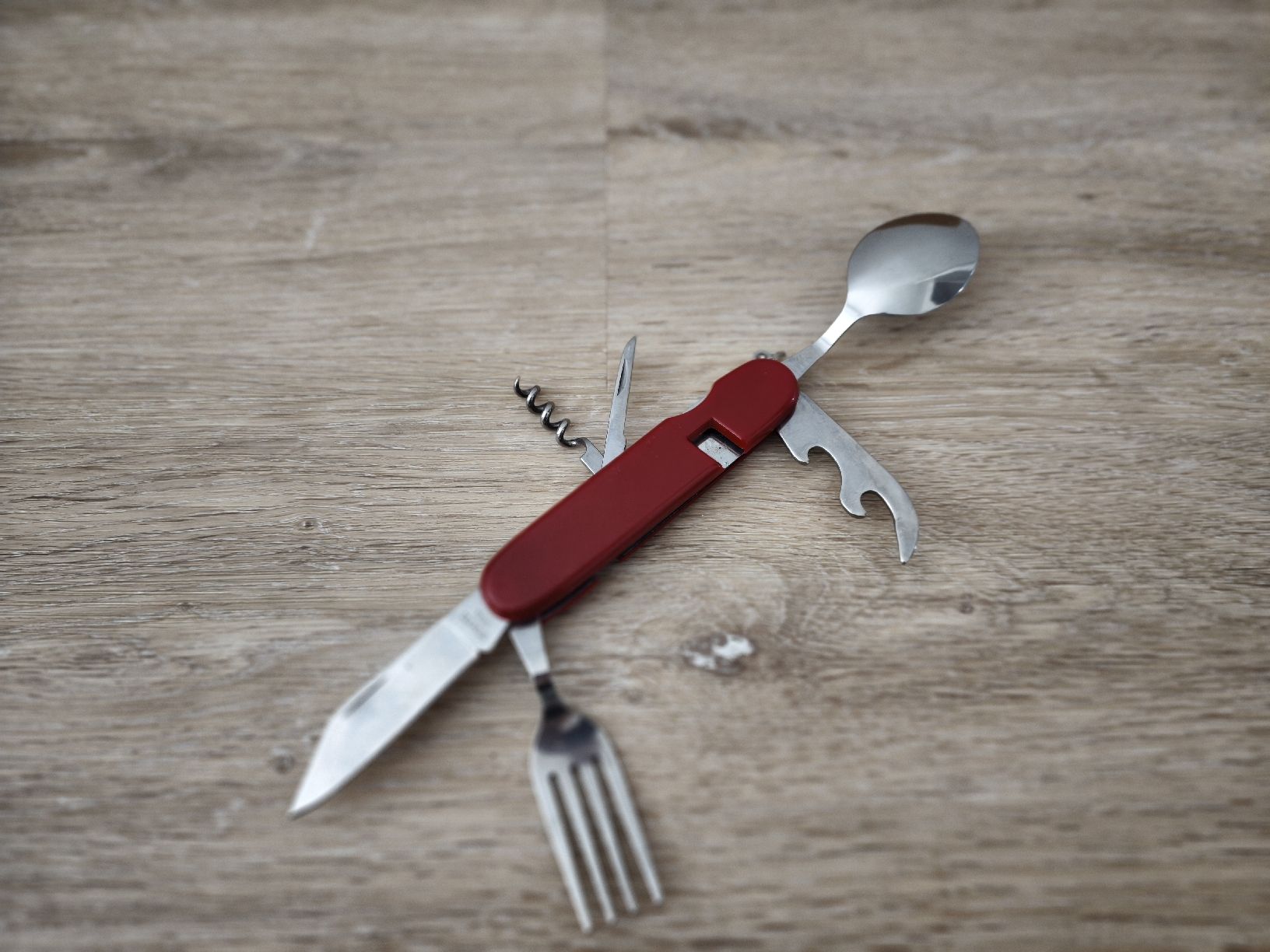 Taschenmesser: 🔴 Schweizer Sackmesser mit Besteckfunktion  – Gebraucht aus Volketswil von ADZZ 1