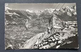 Gondelbahn/ téléférique d'Isérables s. Riddes, Photo Gyger