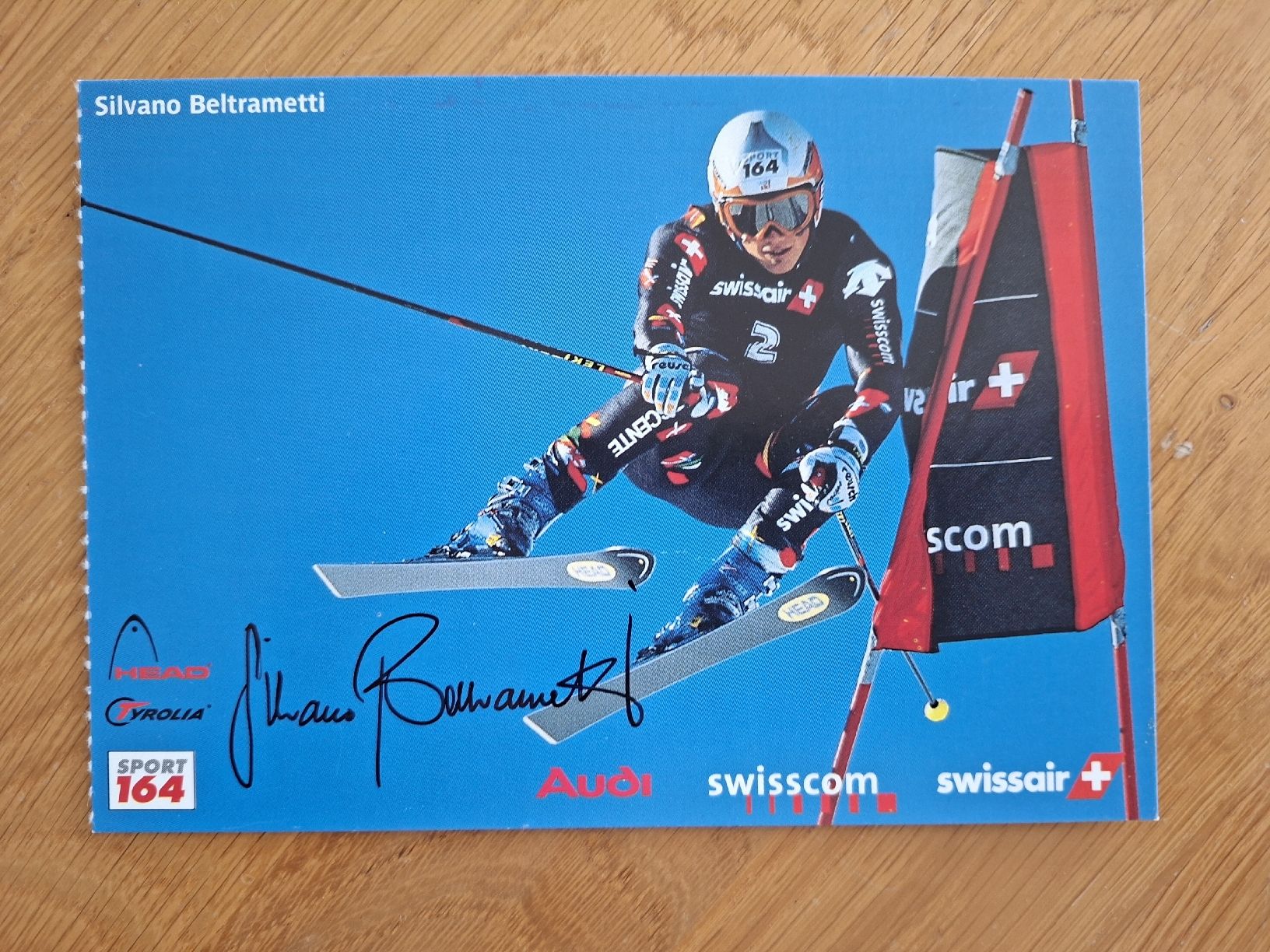 Autografi: Silvano Beltrametti Autogrammkarte – Usato da Thun venduto da wuschu