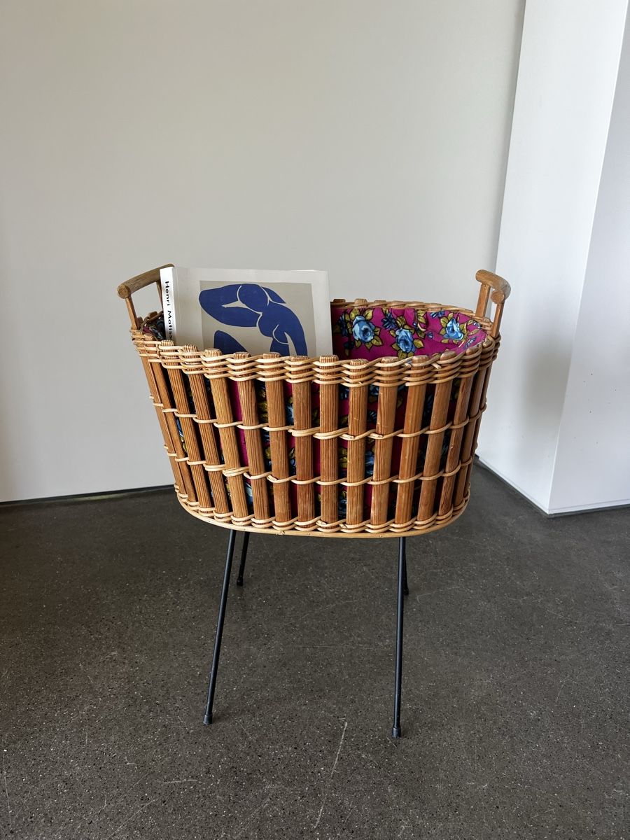Altro per la casa: Vintage Wicker Basket, Mid century Side table – Usato da Oberägeri venduto da Theonose74