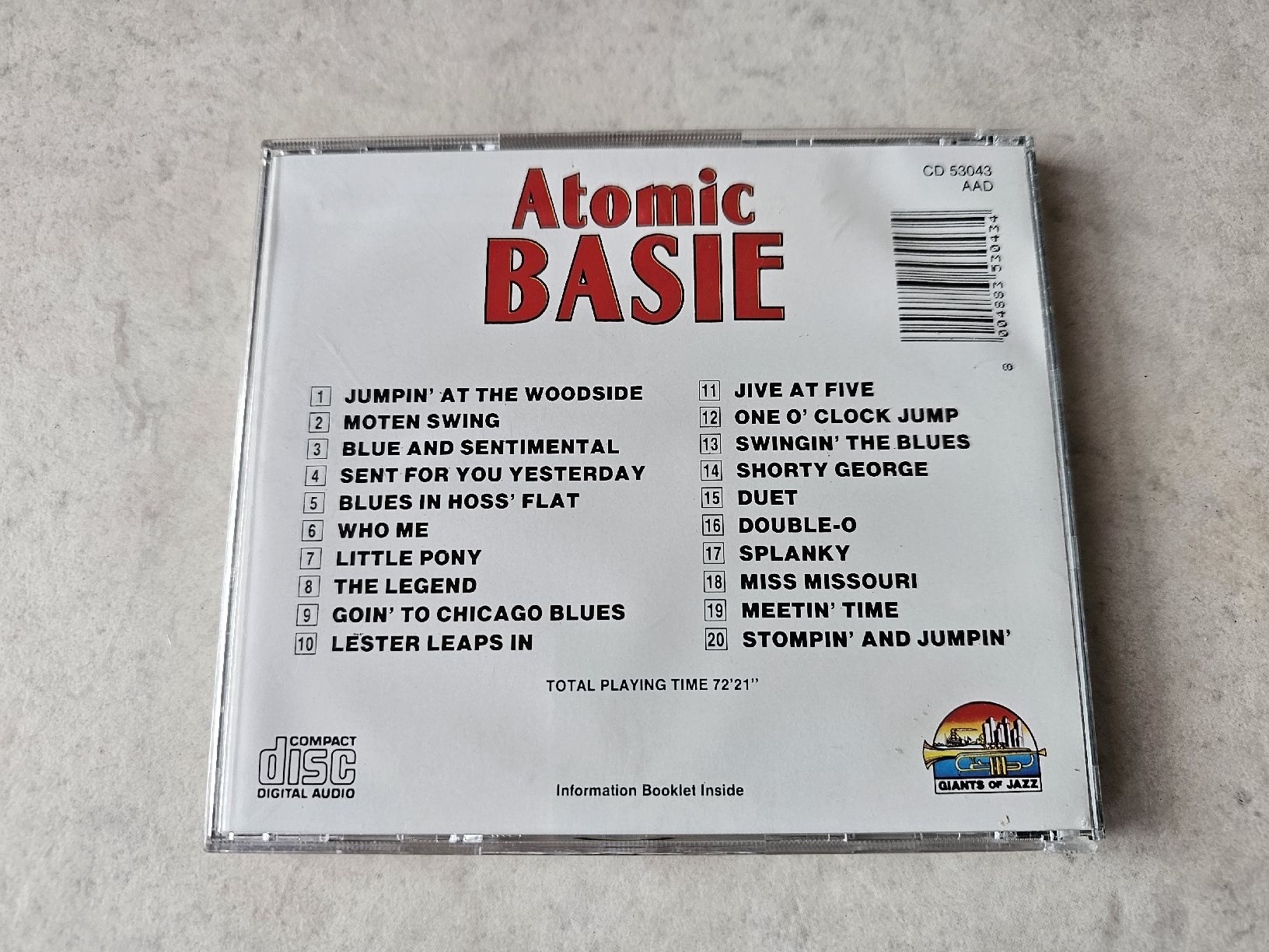 CD: Atomic Basie  -  Count Basie And His Orchestra – Usato da Schneisingen venduto da backstore24 1
