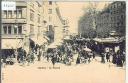 Geneve - Le Molard, Marche - animee