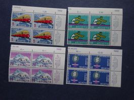 1962 Z-Nr. 385 - 388 4er Block postfrisch**  SBK2026 24.00
