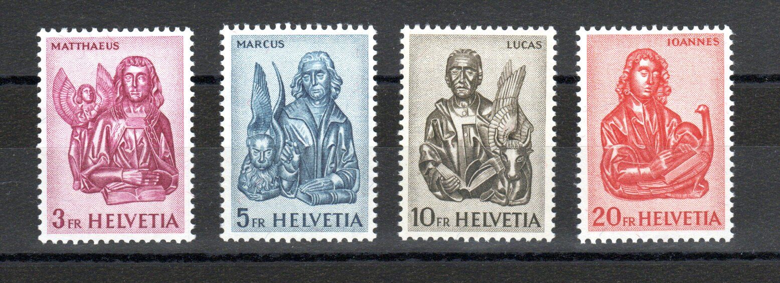 Tutti i francobolli: 1961 Evangelisten postfrisch SBK 114.-- – Nuovo (secondo la descrizione) da Stein am Rhein venduto da Huehnerhund