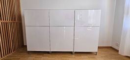 IKEA BESTÅ Sideboard 180×102x40 cm Hochglanz Weiß CHF 250
