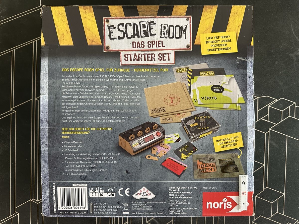 Jeux: Escape Room starter set — Neu – Neuf (Voir description) à Zürich par Jason3377 1