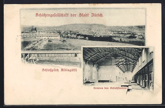 Cartes postales: Zürich, Schützengesellschaft, Schiessl – D'occasion à Berlin par bartko-reher