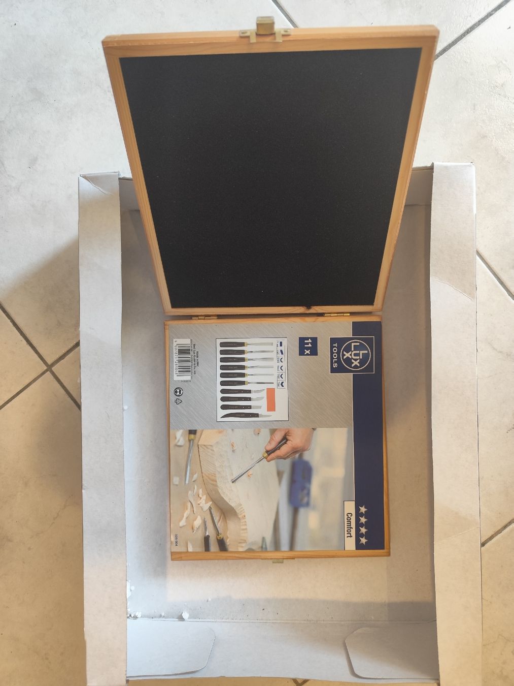 Lux Tutti gli attrezzi: Coffret ciseaux à bois LUX TOOLS 11 pièces état neuf – Nuovo e nell'imballaggio originale da porrentruy venduto da valie02 1