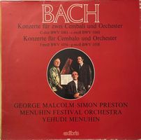 Bach – Konzerte für Cembalo und Orchester (LP, Menuhin)