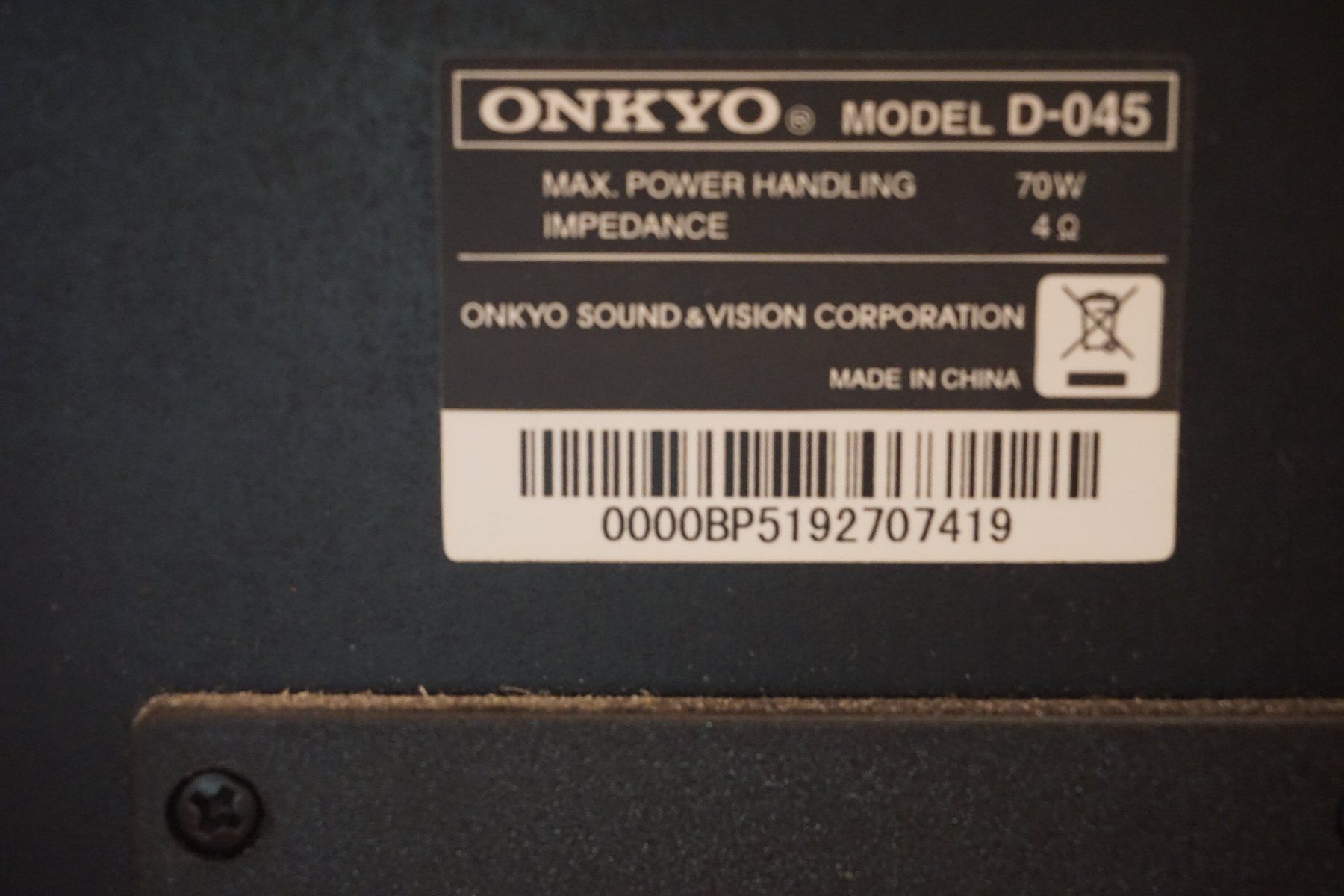 Onkyo Ricevitori: Onkyo CD Receiver CR-545 mit Boxen, CD defekt – Difettoso da Oberhof venduto da himmelmeer 8