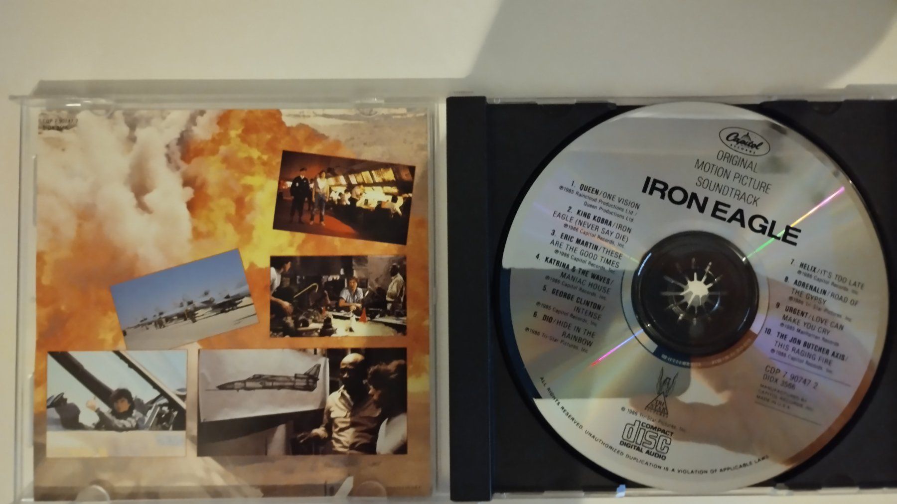 CDs: IRON EAGLE 1+2 CD SOUNDTRACKS – Gebraucht aus Basel von Bal-Sagoth 2