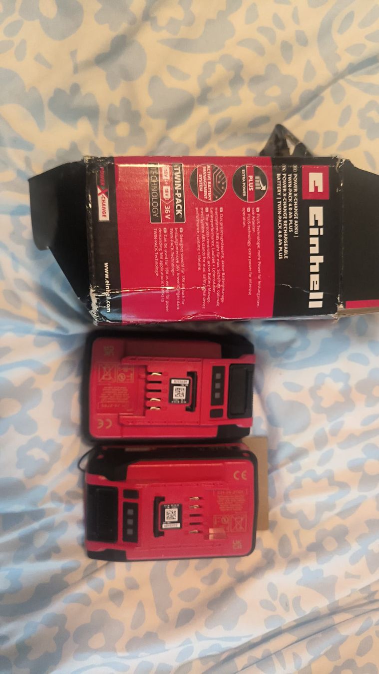 Einhell Accus & piles: Einhell Twin-Pack 4.0 Ah Battery Set new – Neuf (Voir description) à wattwil par pel_qh26 1