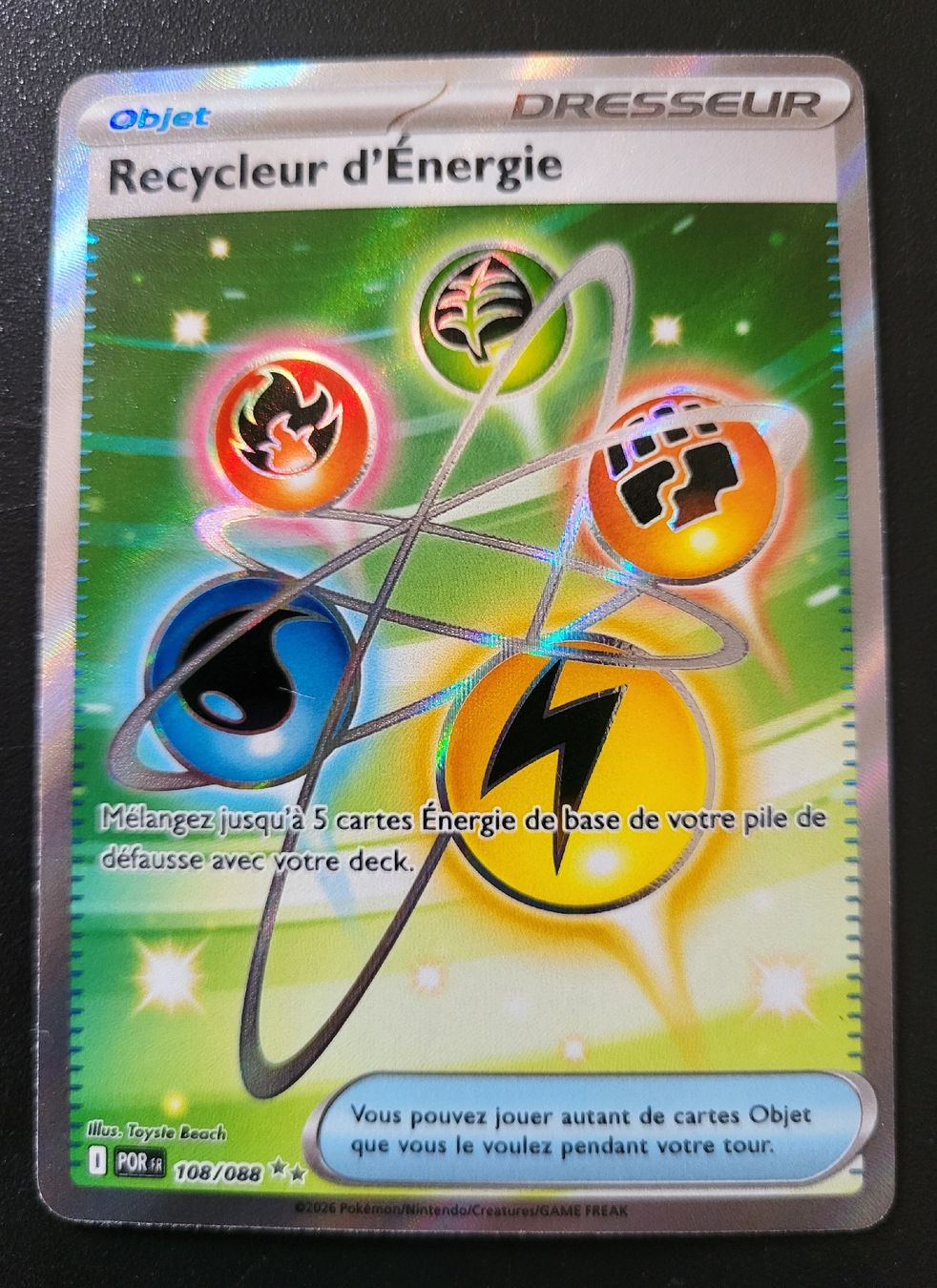 Pokémon Cartes à collectionner: Recycleur d Energie Equilibre parfait FR – Neuf (Voir description) à St-Sulpice VD par cel_ysf7
