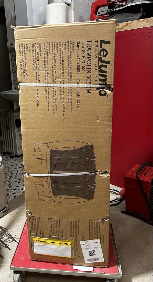 Gonser Trampolini: Trampolin Lejump 305cm – Nuovo e nell'imballaggio originale da Zürich venduto da Flaca24 5
