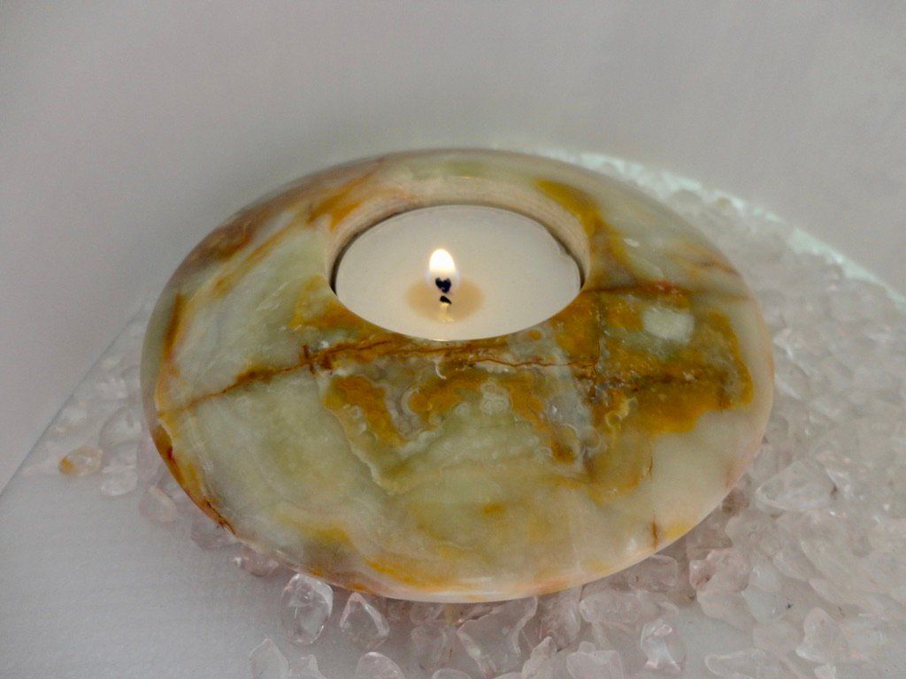 Portacandele: Windlicht Onyx/Marmor – Nuovo (secondo la descrizione) da Biberist venduto da tl-schmuck 2