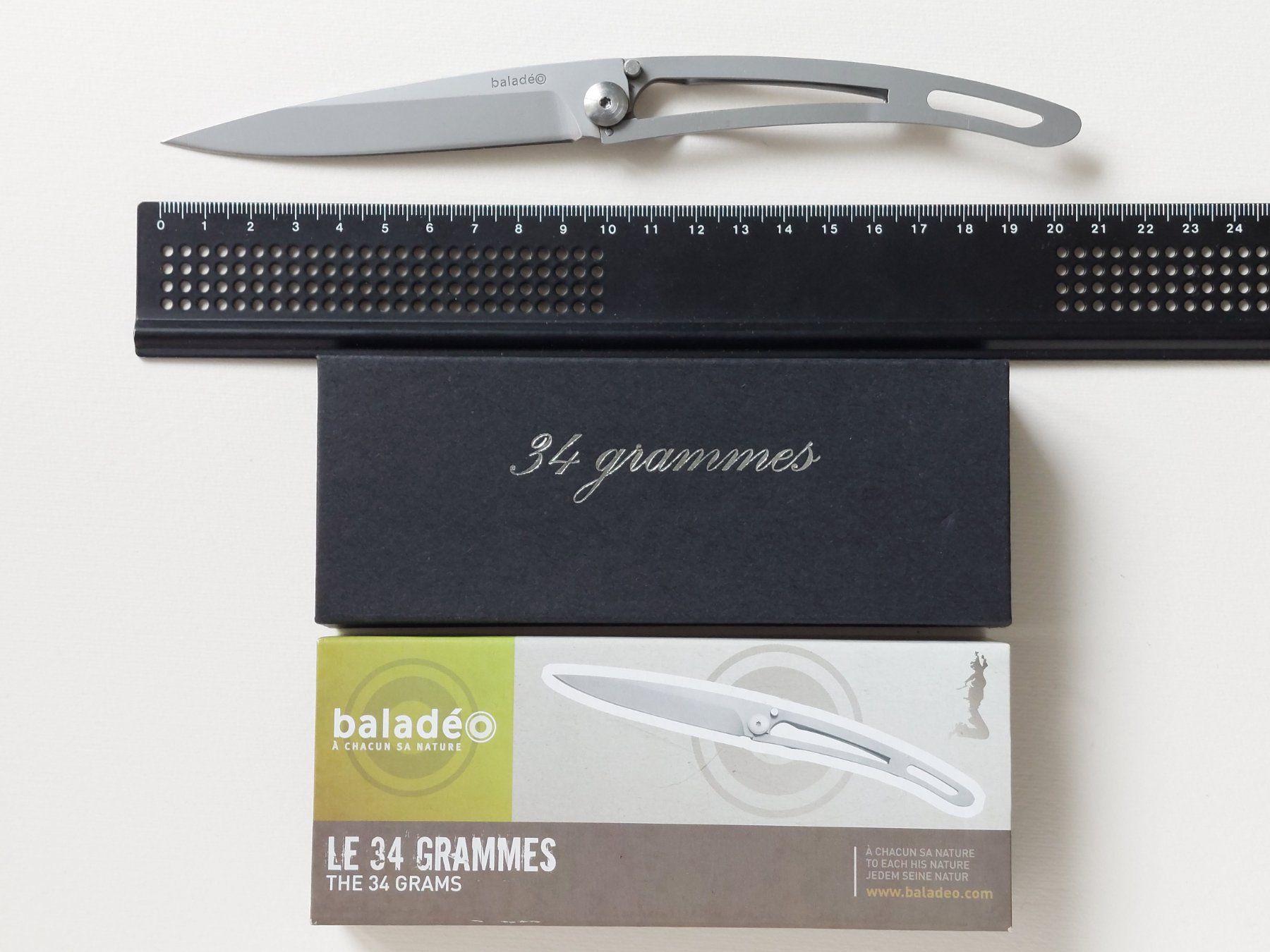 Coltelli tascabile: Klappmesser "Le 34 Grammes" von Baladéo – Nuovo e nell'imballaggio originale da Liebefeld venduto da Helveticus6 6