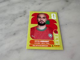 Panini FIFA Fussball WM 2026 Sticker Sofyan Amrabat MAR 10