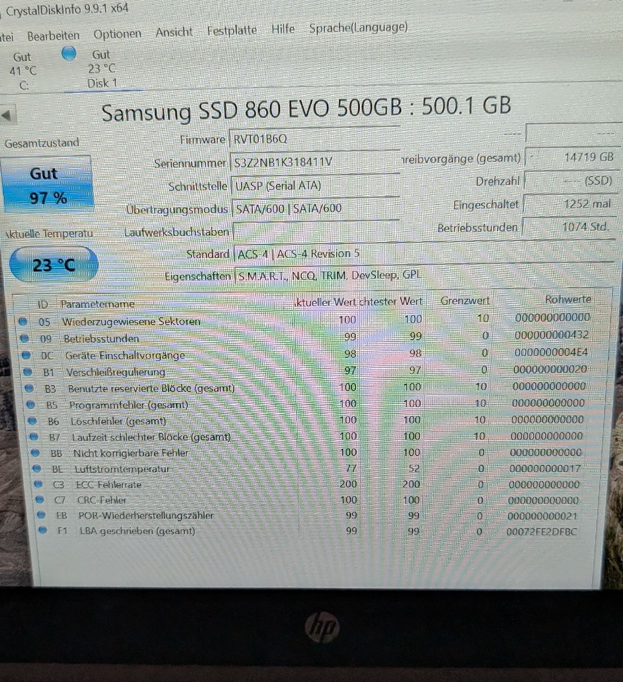 Samsung Dischi rigidi: Samsung 2.5" 860 Evo 512GB SSD – Usato da Aadorf venduto da Thepacman 2