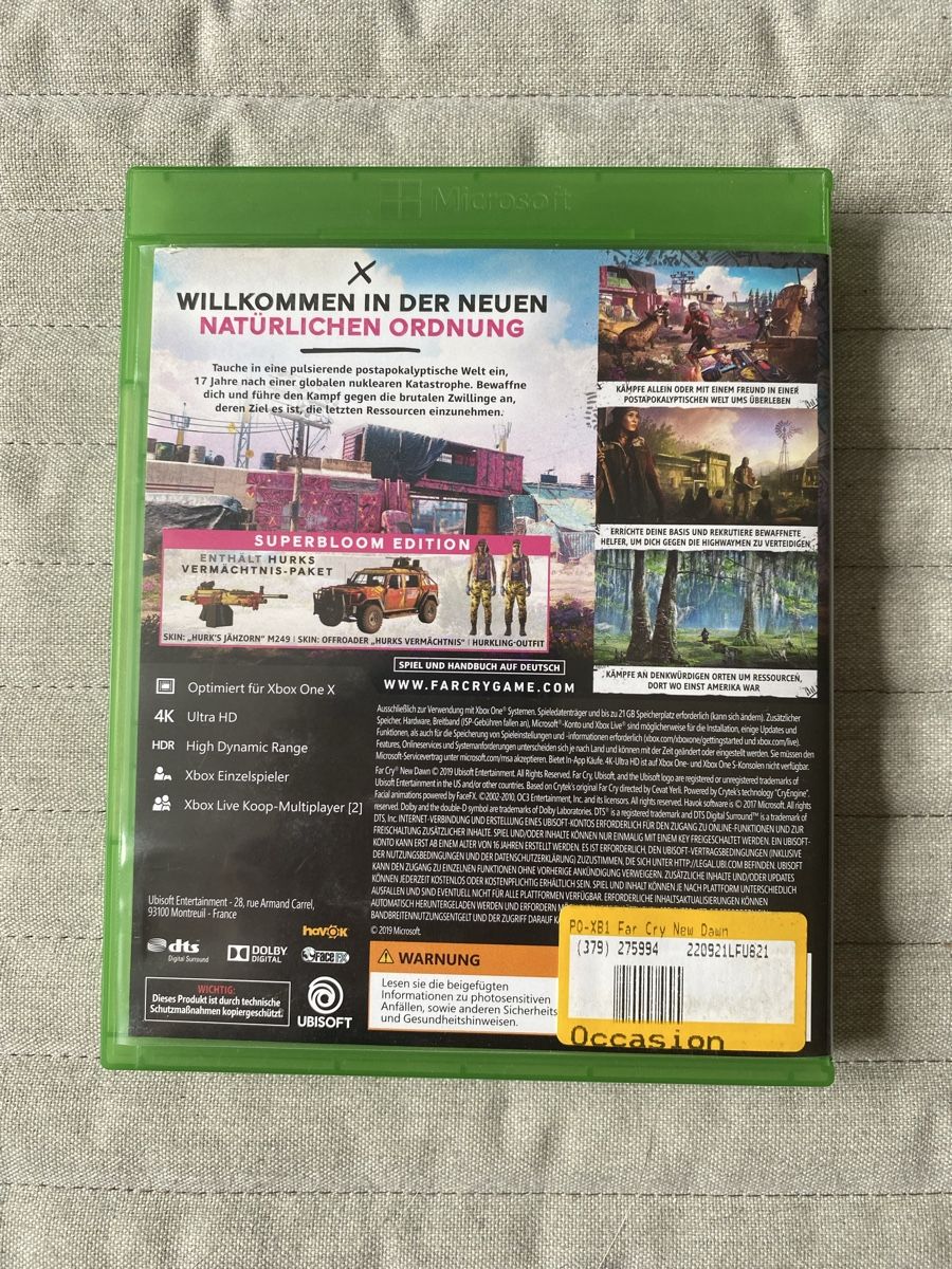 Microsoft Giochi: Farcry New Dawn für Xbox One – Usato da Thunstetten venduto da Virus_33 2