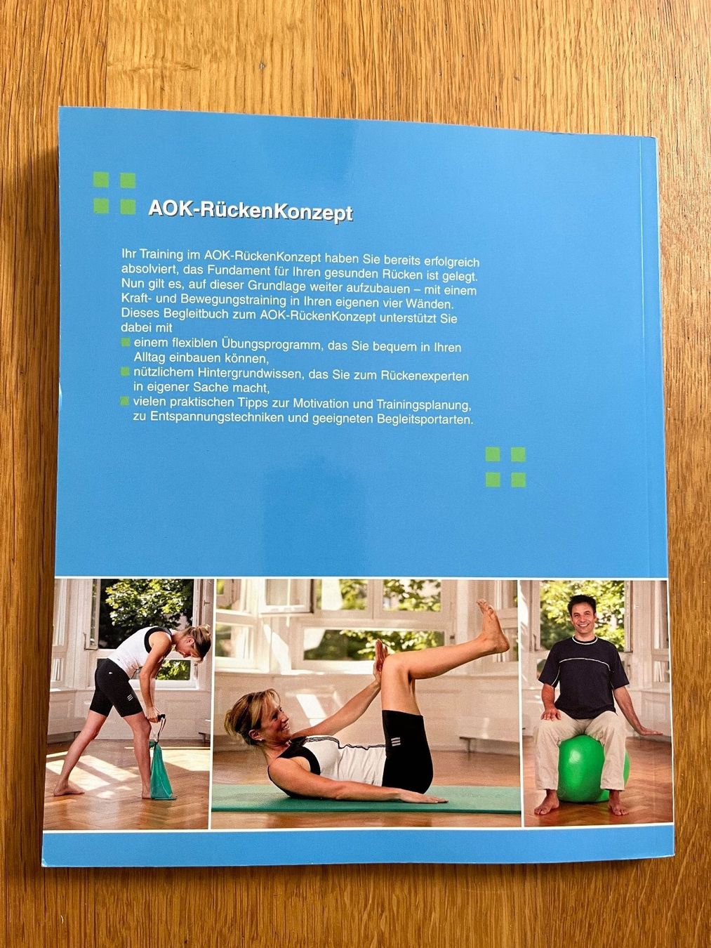 Libri: Buch Softcover, "AOK-RückenKonzept" – Usato da Grosswangen venduto da Vita500 1