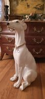 Hochwertige grosse Vintage Keramikfigur, Windhund