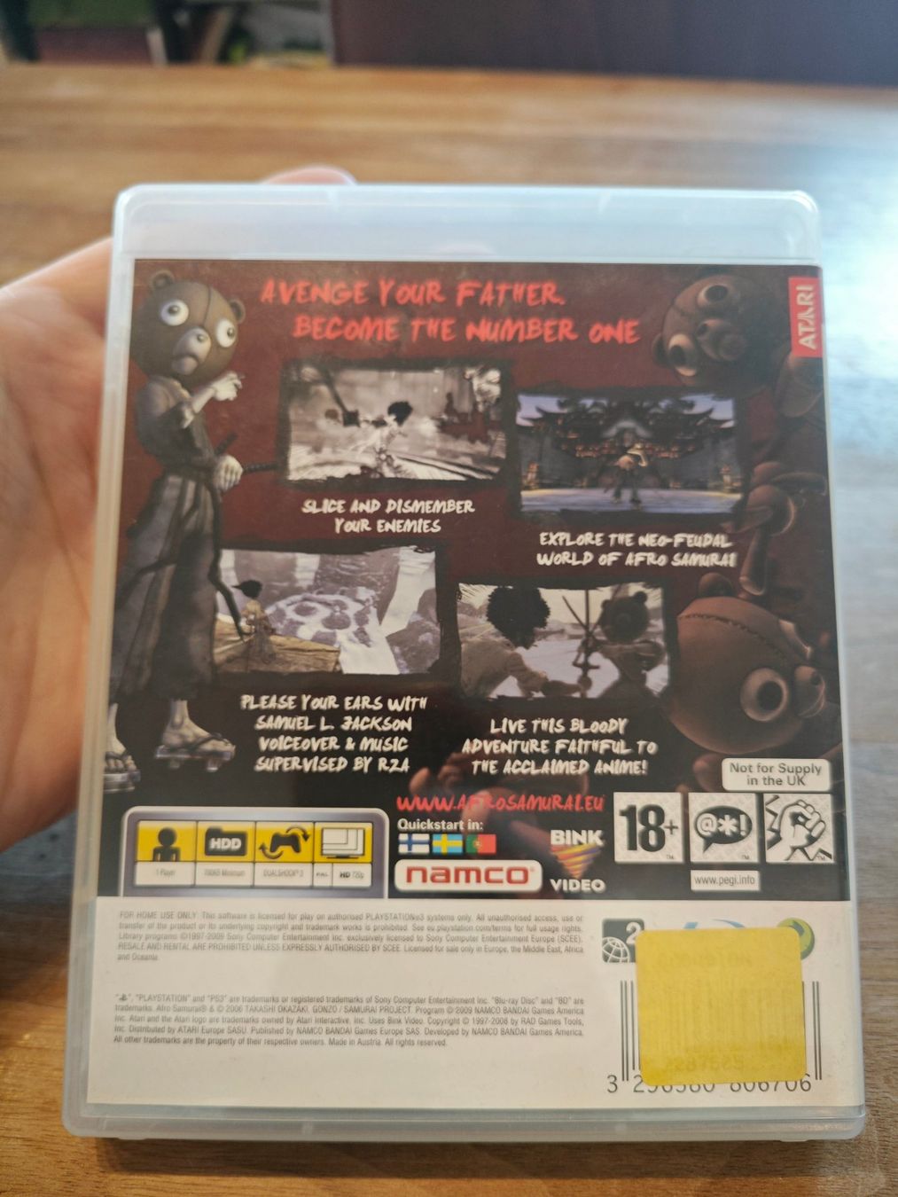Giochi: Afro Samurai - PS3 - OVP/CIB - Rare! – Usato da Ziefen venduto da Chefkoch 1