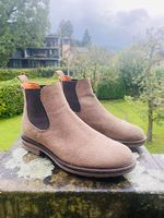 Wildleder Stiefeletten, Grösse 43 - Neuwertig