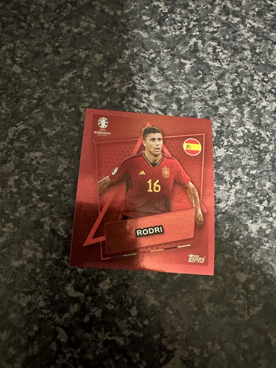 Topps Sammelbilder & Trading cards: Topps Euro 2024 Esp Sp Rodri Sticker – Neu und originalverpackt aus Arbon von tlu_g68s