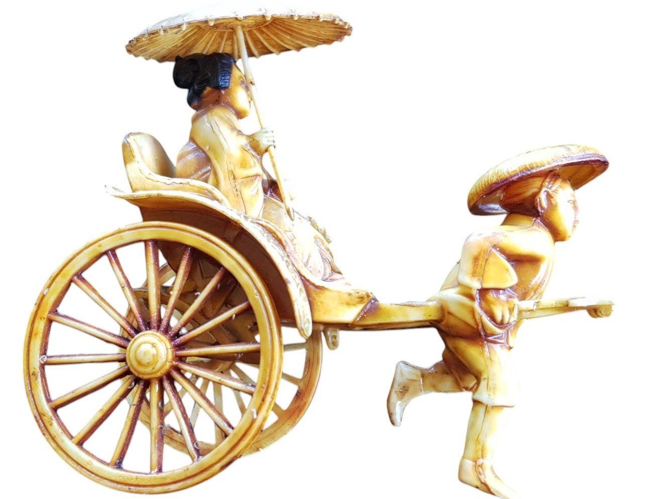 Statuette: Rischkafahrer alte Figur – Usato da Mörschwil venduto da antiksalon