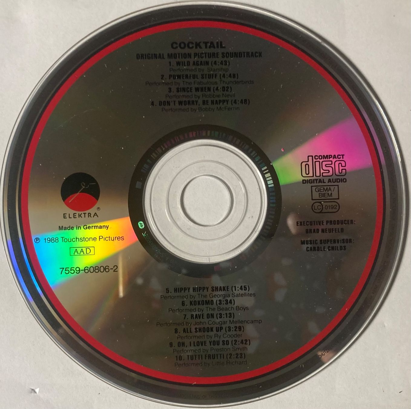 CD: MUSIQUE DE FILM - COCKTAIL – Usato da Poliez-Pittet venduto da Newtown-Records 2
